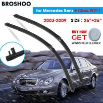 Automobilio valytuvu Mercedes Benz E-Class W211 26 ;+26 ; 2003-2009 Auto priekinio stiklo priekinio stiklo valytuvų mentės Pritvirtinkite šoninį kaištį Left Steering 2626