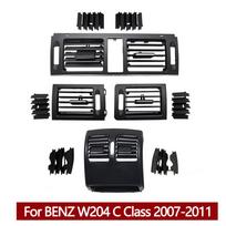 Kairiarankio RHD W204 Oro kondicionieriaus AC Angos Grotelių Dangtelio Skydelis Mercedes Benz C Klasės C200 C220 C230 C260 C300 C350 2007-2011 Front Grille Clips