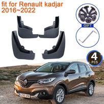 4x Renault Kadjar 2016 2017 2018    2022 Purvasaugiai Priekinių Ratų Purvo Atvartai Sparnų Atvartai Automobilio Stilius