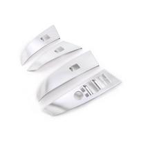 Skirta BMW 5 serijos E60 2004 2005 2006 ABS chromuoto automobilio vidaus durų lango pakėlimo jungiklio mygtuko skydelio rėmo apsauginis dangtelis sidabras
