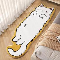 Cartoon Cat Pattern Carpet - Warm And Slip-Resistant Floor Mat For Living Room, Bedroom And Bed Head - Home Decoration 40x120cm 16x47inch