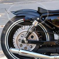 Galinio sparno purvasaugis motociklų dalims Puikūs ABS plastikai Ilgalaikiai patvarūs priedai Harley Davidson 883 XL1200