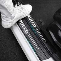 Automobilio lipdukas Anglies pluošto dekoratyvinė juosta Automobilio durų slenkstis Volkswagen SCIROCCO Auto 4pcs For SCIROCCO