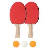 Professional Table Tennis Set Table Tennis Bats with 3 Balls PingPong Rackets Training Table Tennis Bat Easy to Use