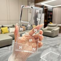 Mielas kaspinėlis apyrankė Skaidrus dėklas, skirtas Samsung Galaxy S24 Ultra S23 Plus S22 FE A15 A16 A25 A35 A55 A13 Riešo grandinėlės dangtelis for Samsung S24