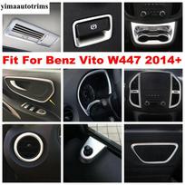 Prietaisų skydelis / Puodelio laikiklis / Oro / Rankena / Garsiakalbio dangtelio apdaila Mercedes-Benz Vito W447 2014 m. - Interjero aksesuarų rinkinys Model G