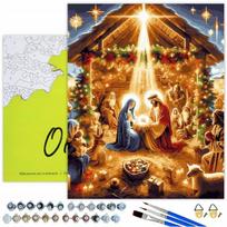 Tapymas pagal numerius 40x50 cm, Kalėdų stebuklas, Oh-art, ANG1092, 40x50 cm