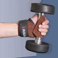 Treniruoklio priedai, S, Svorio pirštinės alternatyva Power Hooks Deadlifts Reguliuojamas neopreno paminkštintas riešo apvyniojimas