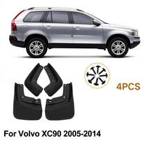 Skirta Volvo XC90 2005-2014 Purvasaugiai Purvo Atmušalai Priekiniai Galiniai Sparnai Juodo Plastiko Išorinės Dalys