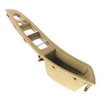 For BMW 5 Series F10 F11 2010-2016 High Quality Interior Window Lift Switch Panel Door Handle Frame 51417225873 Car smėlis