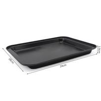 Stačiakampė kepimo skarda Namų gamybos maisto gaminimo indai Non-Stick danga Torto, picos, duonos gaminimo plokštė keptuvė Small 24 * 18 * 2cm