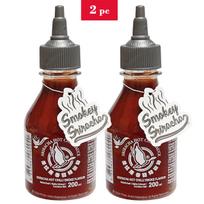 Sriracha aštrus padažas su dūminiu skoniu, Smokey, Flying Goose Brand, 2x200ml.