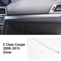 Automobilio stiliaus konsolės skydelio apdailos juostelės Mercedes Benz E klasės Coupe W207 C207 2009-2015 interjero centrinio valdymo dekoravimui sidabras