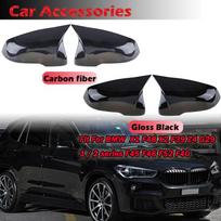 Rearview Mirror Housing Wing Side Mirror Cover LHD Fit For BMW  X1 F48 X2 F39 Z4 G29 1 2 series F45 F46 F52 F40 Car Glossy Black