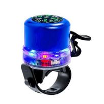 Elektrinis dviračio skambutis su kompasu, RGB apšvietimu, įkraunamas per USB, MTB, plento, kalnų dviračiui raudona