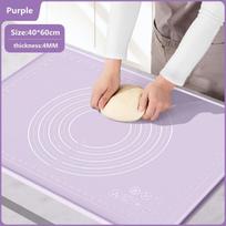 Thick Food Grade Silicone Kneading Mat Food Non-Stick Surface Rolling Dough Pin With Scale Cake Pastry Pads Tools Accessories 60x40cm
