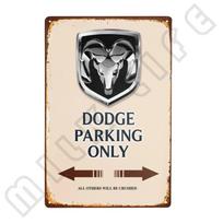 Dodge RAM Tik statymui Metalinės skardinės lentelės, Retro plakatas namams miegamajam garažui barui klubui, Vintage sienos meno dekoracija 20x30cm（7.8x11.8inch）