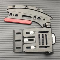 Motorcycle Collapsible Folding LED Light Side Mount License Plate Bracket Holder For Harley Sportster XL 1200 883 Iron