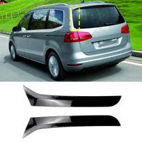 Volkswagen VW Sharan Automobilio Galinio Langelio Šoninio Spoilerio Difuzoriaus Skirstytuvų Dangtelio Kanardų Skirstytuvo Lipdukai Blizgančio Juodo