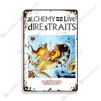 Gitaristo Plakatas MARK KNOPFLER Metalinė Plokštė Dire Straits Vintažinis Plakatas Dekoratyvinis Ženklas Baras Garažas Metalinis Ženklas Pramoninis Dekoras 20x30cm（7.8x11.8inch）