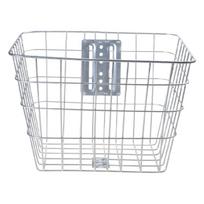 Bicycles Metal Basket Folding Bike Front Storage Basket Detachable Cycling Wire Basket for Electric Bike Kid Bike 1