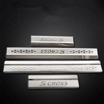 automobilio stiliaus lipdukas suzuki sx4 scross s-cross s cross 2017 2018 aksesuarai durelių slenksčio įbrėžimų plokštelės apsauga