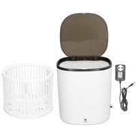 Skalbimo mašina 4,5 L, imituojanti rankinį plovimą, nešiojama skalbimo mašina, balta, centrifugavimo režimas, 100–240 V, kelionėms Kemperyje