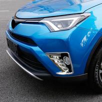 ABS Chrome priekinio rūko žibinto priekinio žibinto dangtelio apdailos korpusas, skirtas Toyota Rav4 2017 2018 Dekoratyviniai priedai Chromo Styling