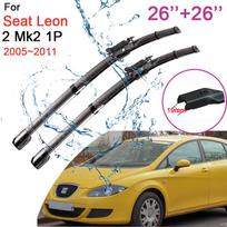 For Seat Leon 2 Mk2 1P 2005 2006 2007 2008 2009 2010 2011 Front Wiper Blade Washer Brushes Windshield Windscreen Car Accessories RHD