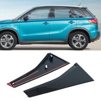 Automobilio priekinių durų galinių durų statramsčio apdailos dekoracija išorinė apdailos dangtelis Suzuki Vitara 2016 2017 2018 Middle Left