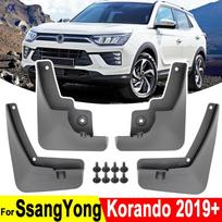 4x Automobilio purvasaugiai SsangYong Ssang Yong Korando C300 Priekiniai Galiniai Purvasaugiai Purvo Atmušėjai Sparno Ratas