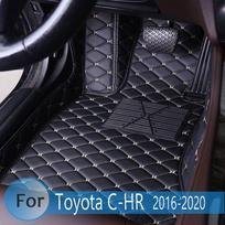Automobilio grindų kilimėliai Toyota CHR C-HR   2018 2017 2016 Automobilio grindų kilimėliai Kilimai Interjero Automobilio Apdaila Apsauga front 1pcs black red
