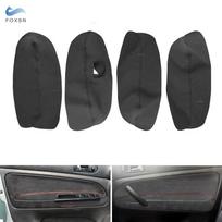 Skirta VW Passat B5 1998 1999 2000 2001 - 2005 Automobilio vidinės durų porankio panelės zomšinės odos apdailos priedai Tik 4 / 5 red line