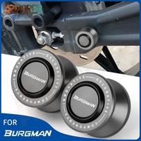Motociklų priedai SUZUKI Burgman AN200 AN250 AN400 AN650 BURGMAN CNC aliuminio 8MM švytuoklės ritinėliai slankikliai stoveliai BURGMEN Black