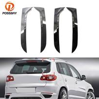 1 pora automobilio galinio lango šoninio spoilerio oro skirstytuvo lūpų apdailos lipdukas plastikas VW Tiguan MK1 2007 2008 2009 2010 2011 Glossy Black