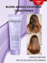 KERASTASE Blonde Repair kondicionierius 75ml/250ml | Cicaflash stiprinamasis pažeistiems balintiems plaukams Cicaflash 75ml