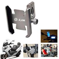 For SYM CRUISYM 125 180 300 GTS 250i 300i maxsym 400 600 jet 14 125 Motorcycle handlebar Mobile Phone Holder GPS stand bracket black  A