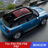 Automobilių sąjungos lizdo stogo lipdukas Individualizuotas stoglangis Skėčio nuo saulės plėvelės Lipdukai Dekoras, skirtas Mini Cooper One S JCW F54 F55 F56 F60 F Series Matt B
