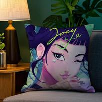 Anime K-Kpop Demon Hunters Pillow Case Sofa Living Room Bedroom Double-Sided Printing Square Cushion Nap Time Cushion Cover double sided printing:30x30cm