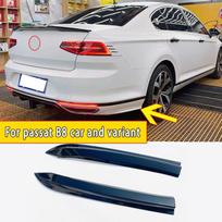 Skirta VW Passat B8 2015 2016 2017 2018 Galinio buferio kampas Šoninės apdailos kampas RLINE Aksesuarai Kampo apsauga 2PCS