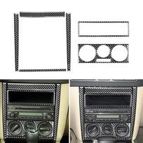 Anglies pluošto automobilio centrinio valdymo oro kondicionieriaus angos radijo skydelio rėmo apdailos dangtelis VW Golf 4 Jetta Bora MK4 R32 GTI 1999-2004 A