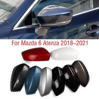 Skirta Mazda 6 Atenza 2018 m. Automobilio Sparno Durų Šoninio Veidrodėlio Gaubtelis Korpusas Išorinis Galinio Vaizdo Veidrodėlio Dangtelis unpainted left