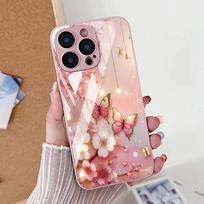 Butterfly Phone Case For Samsung S25 S24 S23 Ultra Case A17 A56 5g A55 A16 A26 A36 A54 A53 A25 A34 A52 A15 Tempered Glass Cover Galaxy S22 5G