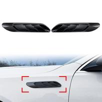 1 pora automobilio priekinio sparno šoninės oro išleidimo angos apdailos Mercedes Benz C klasės W206 C200 C260 AMG C63 anglies pluošto juodos spalvos