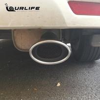 Automobilio Išmetimo Duslintuvo Galinės Uodegos Vamzdelio Priedai Ford Focus 2 3 4 Fusion Fiesta MK2 MK3 sidabras