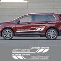 „Ford Edge“ automobilio durelių šoniniai lipdukai Motor Sport Racing Grafika Stilius Vinilo plėvelė Dekoro lipdukai Automatinis derinimas Glossy Black