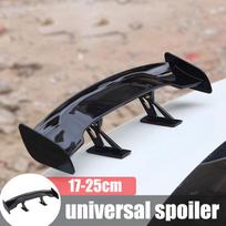 Universalus automobilio galinis spoileris mini modifikuotos auto dalys galinis anglies pluošto juodas anglies sidabrinis galinio modelio dekoras 17CM-black