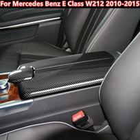 Automobilio Anglies Pluošto Juodas Centrinio Porankio Dėžutės Dangtelis Salono Aksesuarai Mercedes-Benz E Klasės W212 A