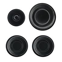 4 vnt. Viryklės degiklio dangtelis Dujinio degiklio kepurėlė Dujinės viryklės dangteliai SABAF viryklei Geležis ir aliuminis 55mm-100mm Viryklės dangteliai Namų virtuvės įrankiams
