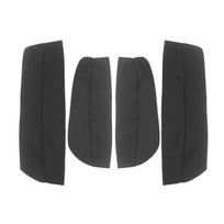 4pcs Microfiber Leather Interior Door Armrest Panel Cover Protective Trim For Peugeot 3008 2011 2012 juoda